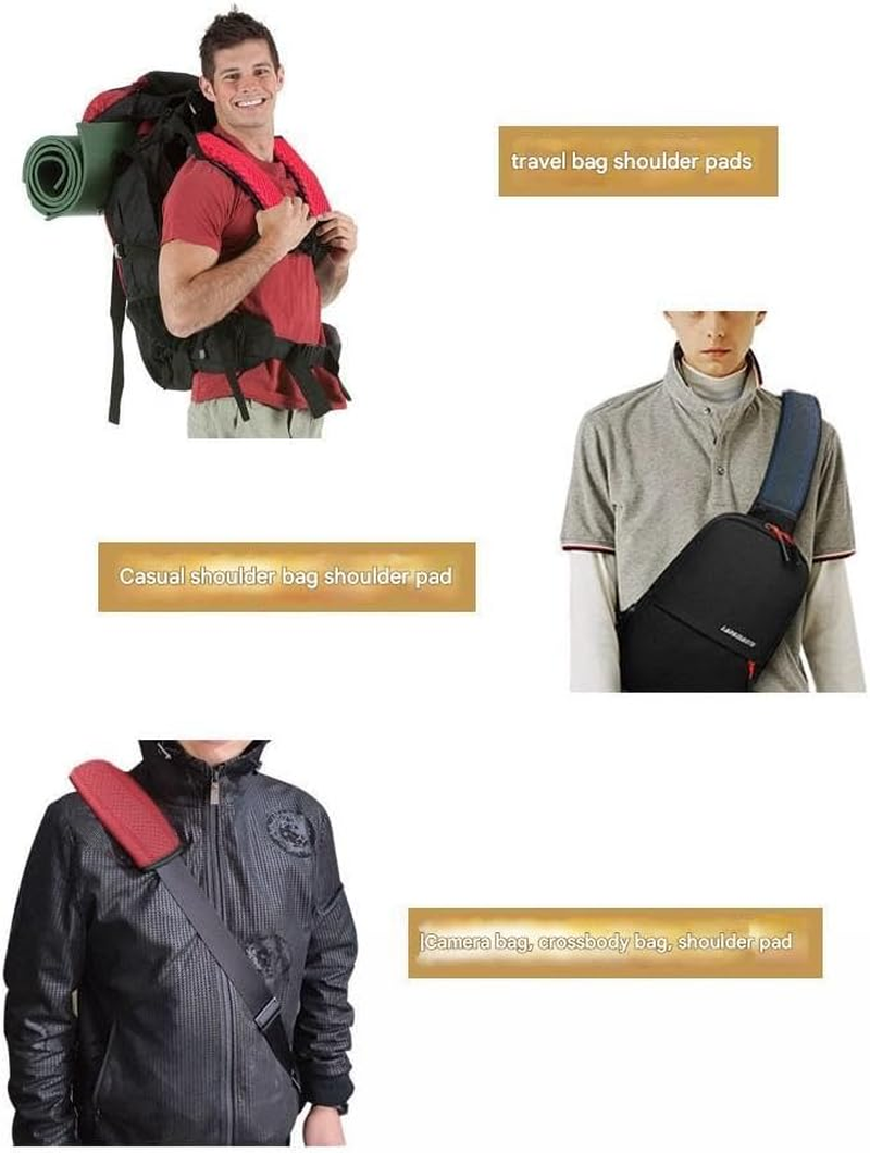 2PCS Car Seat Belt Cover, Soft Shoulder Strap Covers Harness Pads, Safety Leather Seatbelt Comfort Driving Cushion Protect Your Neck and Shoulder Universal for Car, SUV (Black/Red, 6.5 * 23Cm) image number 2