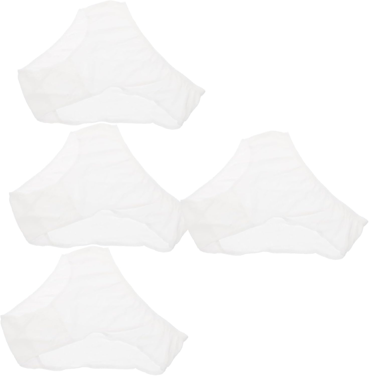 Disposable Maternity Underpants Cotton Soft Portable Postpartum Women Underwear White XXL Size 4Pcs for Recovery and Travel image number 4