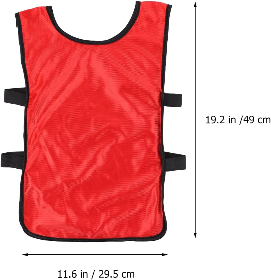 Sosoport 6Pcs Kids Tank Tops for Girls Boys Basketball Girls Tankini Kid Scrimmage Vests Boy Vest Football Mesh Jersey Training Waistcoat Football Vest Training Soccer Jersey Squad Uniform image number 4