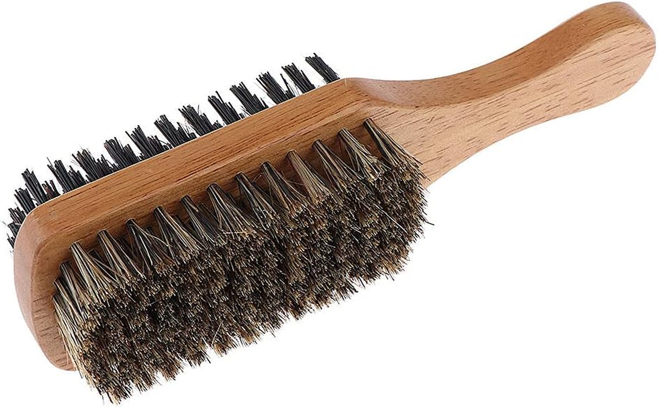 Blesiya Mens Boar Bristle Hair Brush - Natural Wooden Wave Brush for Male - Styling Beard Hairbrush for Fine,Thin,Short,Long,Thick,Curly,Wavy Hair and More - as Described, B image number 4