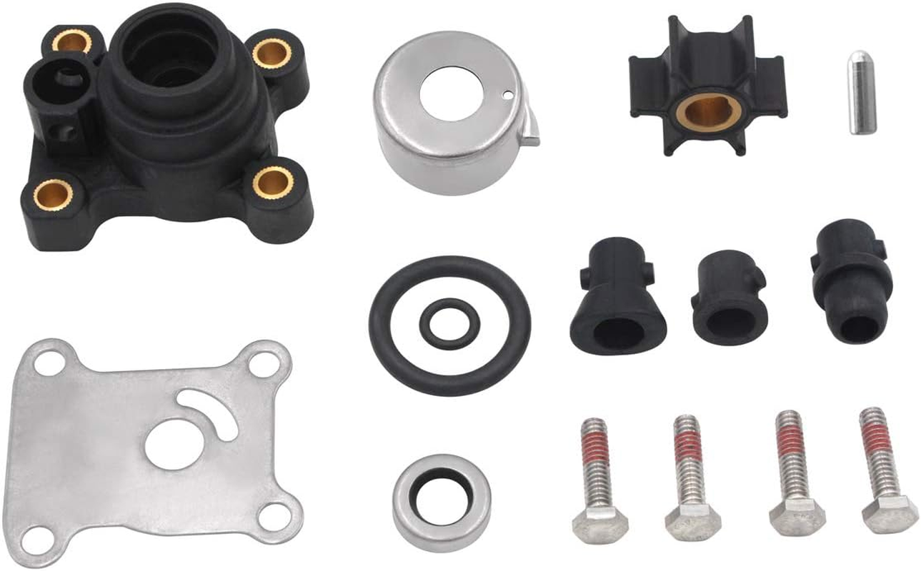 Ghmarine Water Pump Impeller Kit for Johnson Evinrude 8-15HP Outboard with Housing 1974-UP 18-3327,394711 image number 1