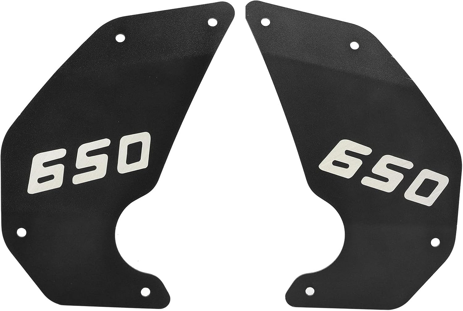 Motorcycle Side Frame Cover, 2Pcs Motorcycle CNC Aluminium Alloy Side Cover Frame Panel Plate Replacement for Kawasaki Vulcan S 650 2015‑2021(Black) image number 1
