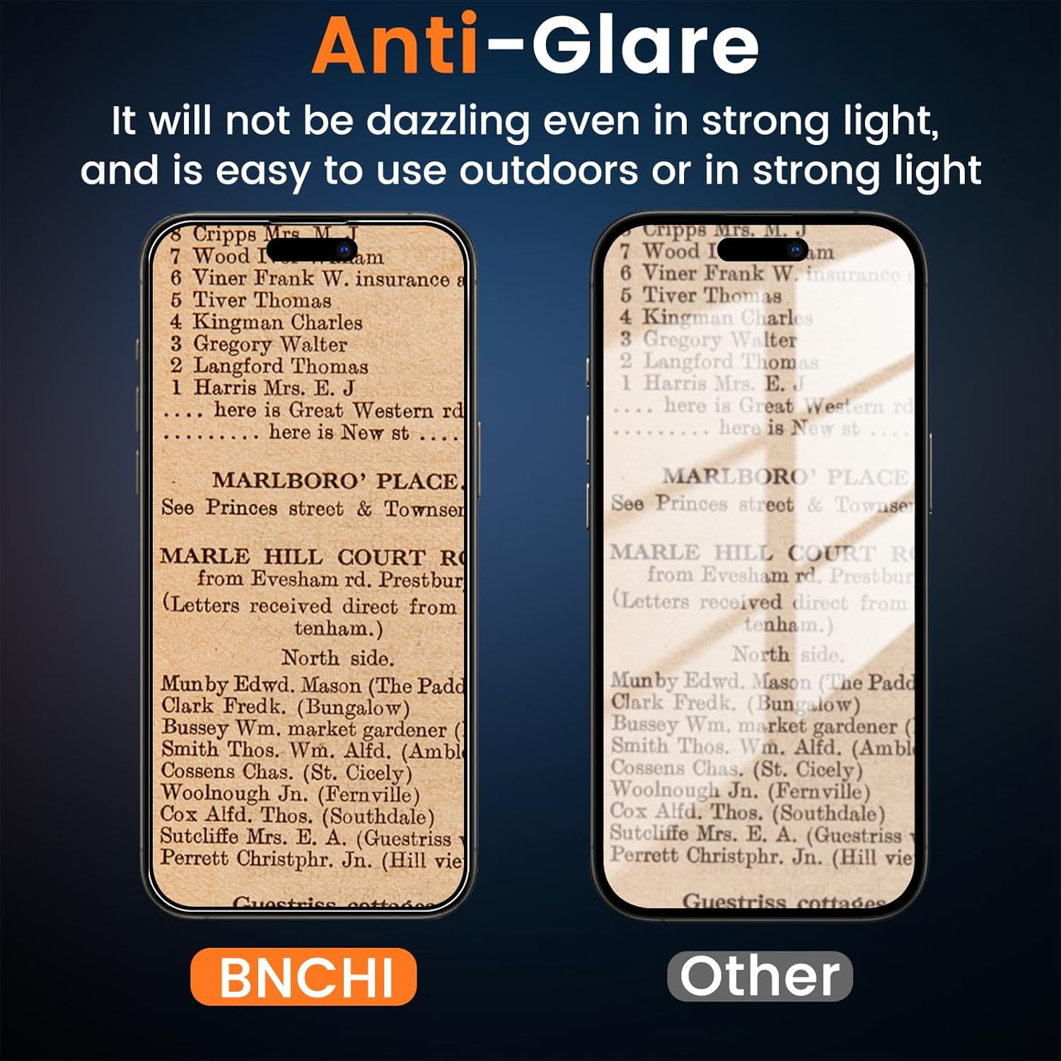 BNCHI 3 Pack Anti-Glare Matte Screen Protector for Iphone 17 6.3 Inches, 9H Tempered Glass Film, [Scratch Resistant] [Anti-Fingerprint] [ Smooth as Silk] image number 5