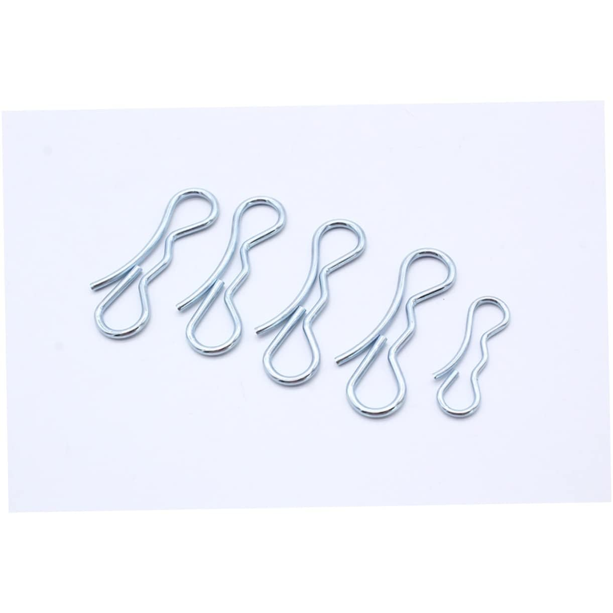 5PCS Durable Bow Tie Lock Cotter Pins - Heavy-Duty Spring Fasteners for Deck Construction & Item Locking - Versatile Clips for Multiple Applications image number 1