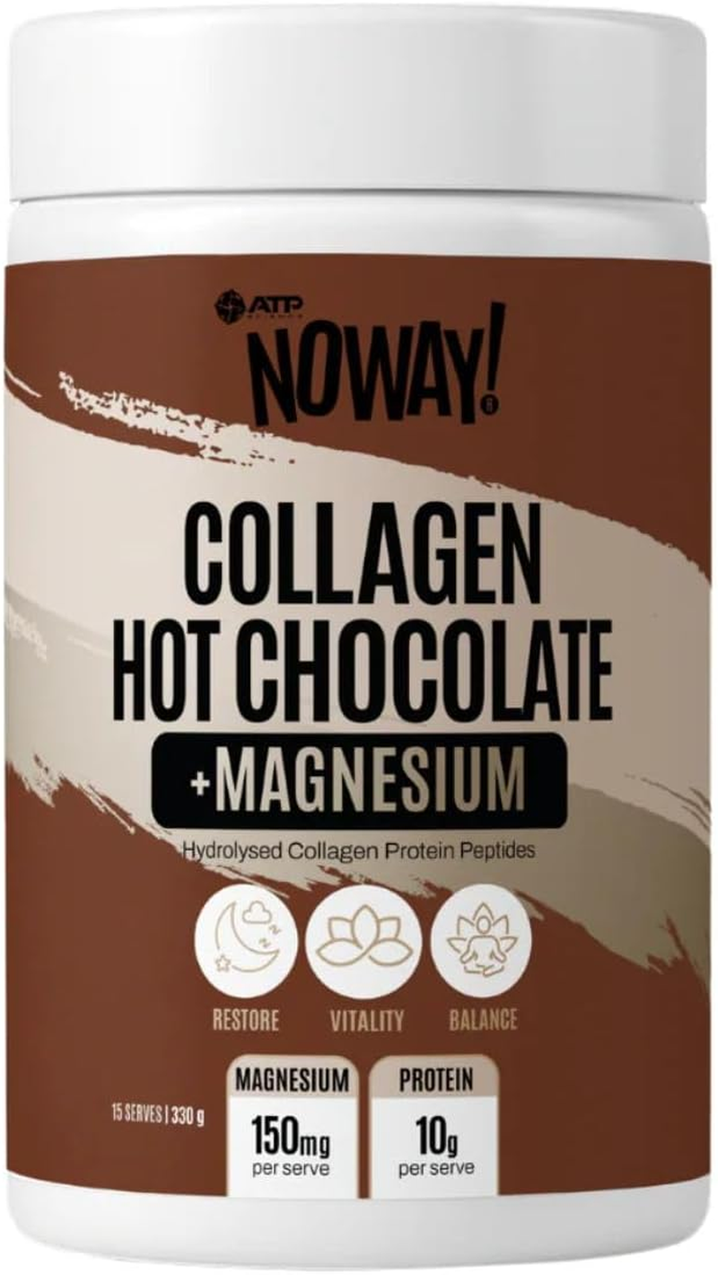 ATP Science NOWAY Collagen Hot Chocolate + Magnesium 330Gm 15 Serves