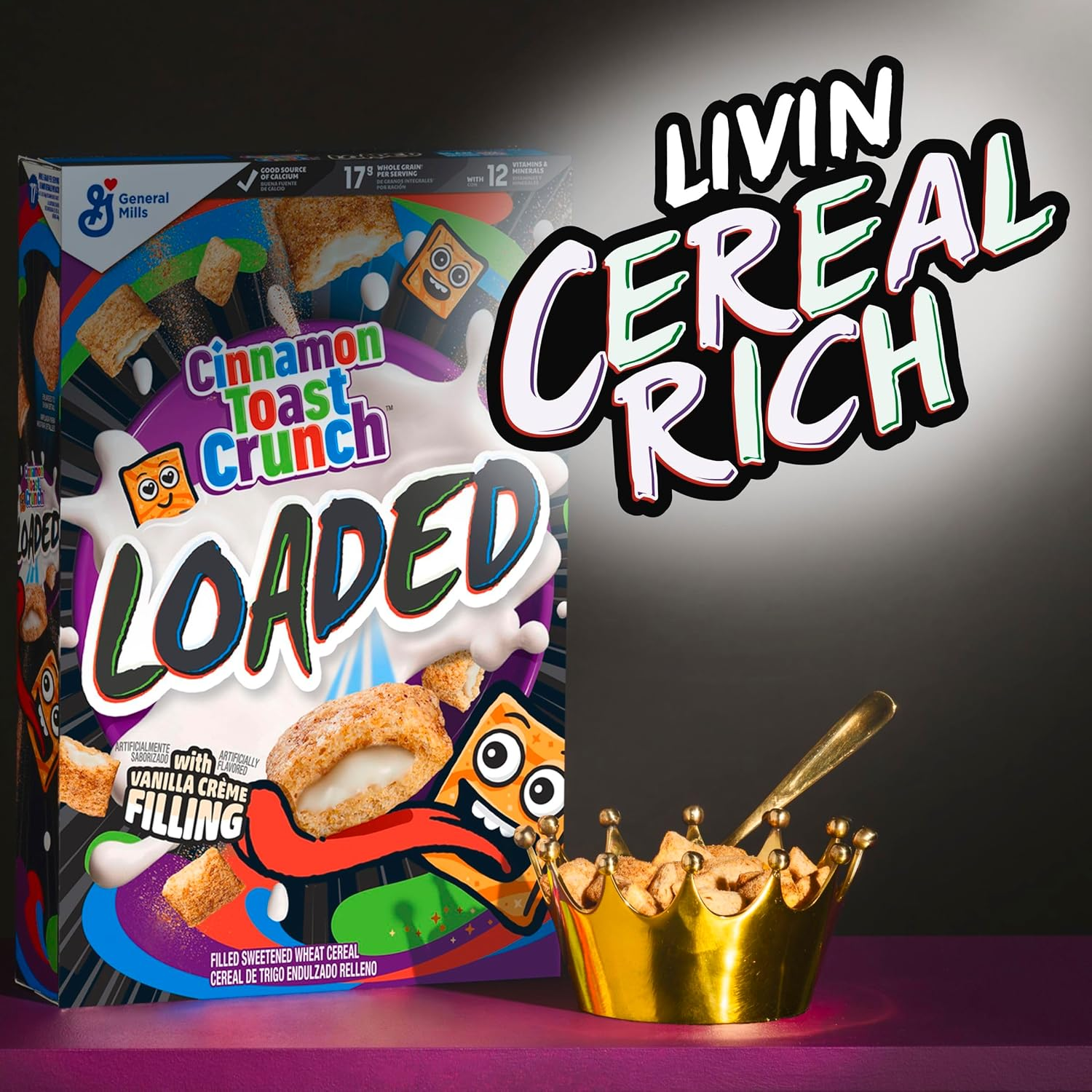 CINNAMON TOAST CRUNCH LOADED 368GR NEW