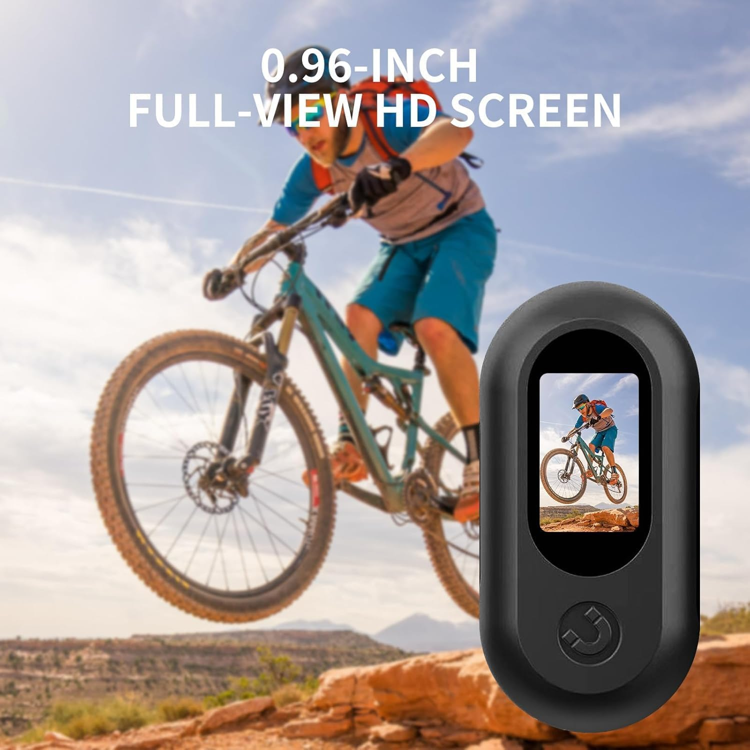 HUAJUN Mini Sports Camera 1080P with Magnetic Mount,360&deg; Thumb Action Camera,0.96-Inch Full View HD Screen,Wide Angle 150&deg; DV Helmet Cam for Outdoor Sports Cam for Traveling,Pet Walking image number 5