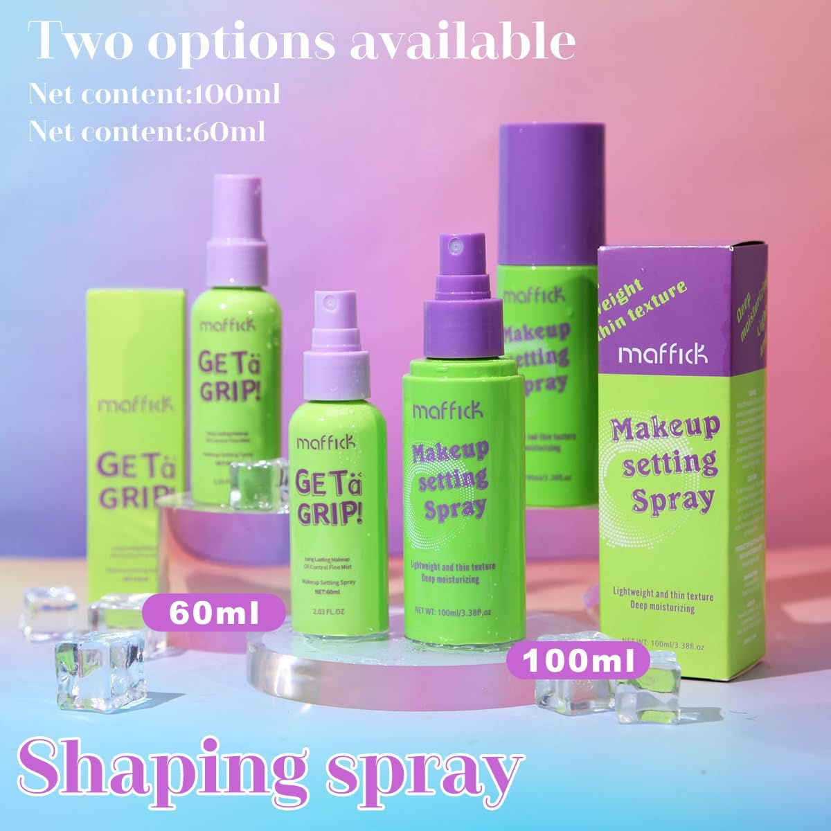 Maffick Makeup Mist,Spray- Hydrating Facial Spray for Makeup Setting & Skin Revitalization, Soothes and Hydrates, All Skin Types (100, Milligrams) image number 6