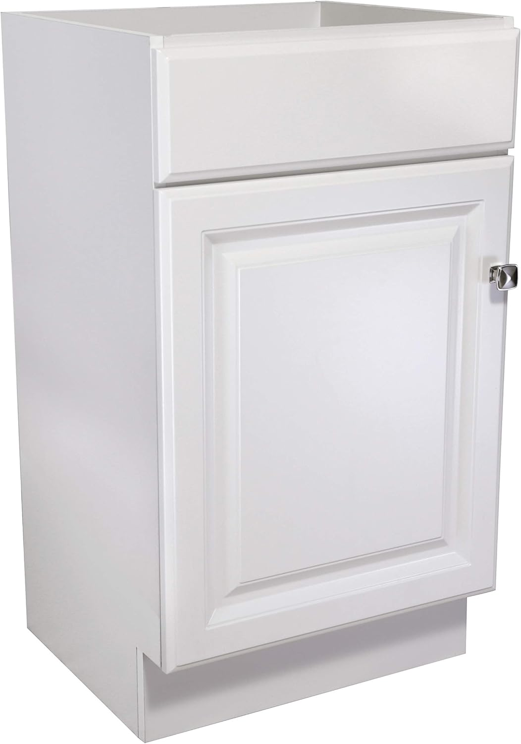 Design House 597112 Wyndham 18 Inch Unassembled 1-Door Bathroom Vanity without Top, White image number 4