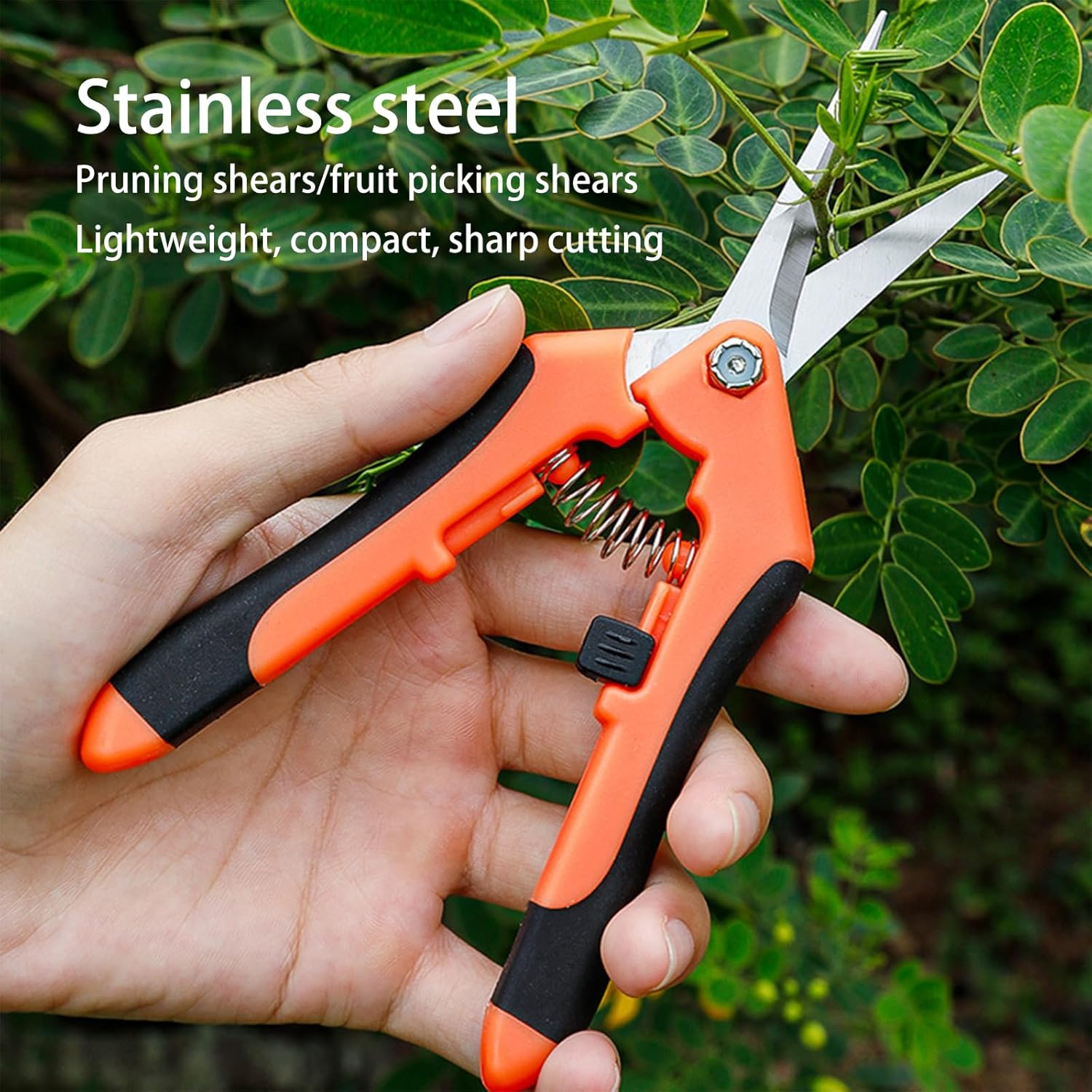 Vbvbip Professional Pruning Shears Set - Ergonomic Design Stainless Steel Garden Tool Kit image number 3