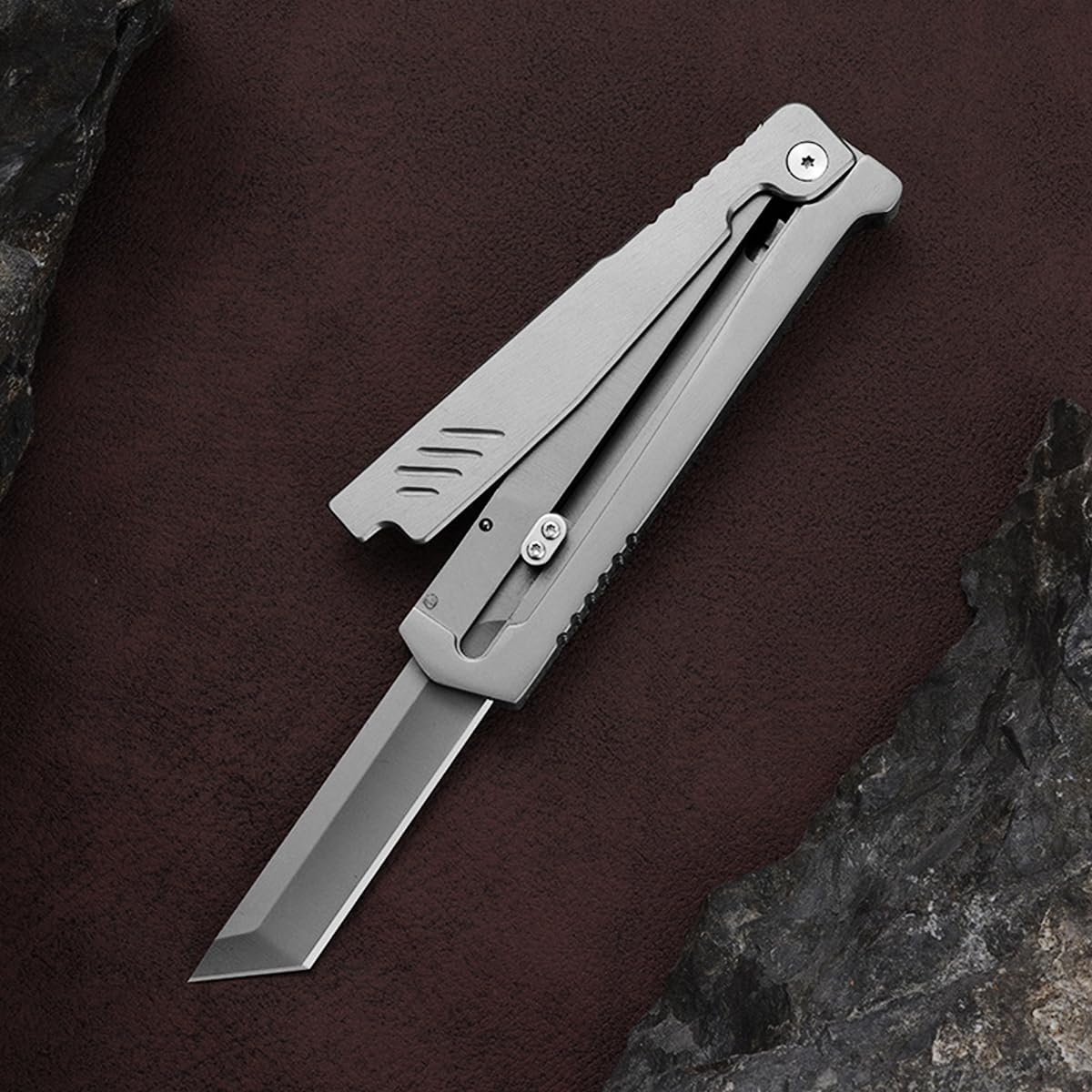 10MOONS Pocket Knife, Folding Knife, 9.1&Prime; D2 Steel Blade Pocket Knife Multitool, Pocket Knives & Folding Knives with Belt Clip, Tactical Knives Camping EDC Pocket Knives for Men image number 6