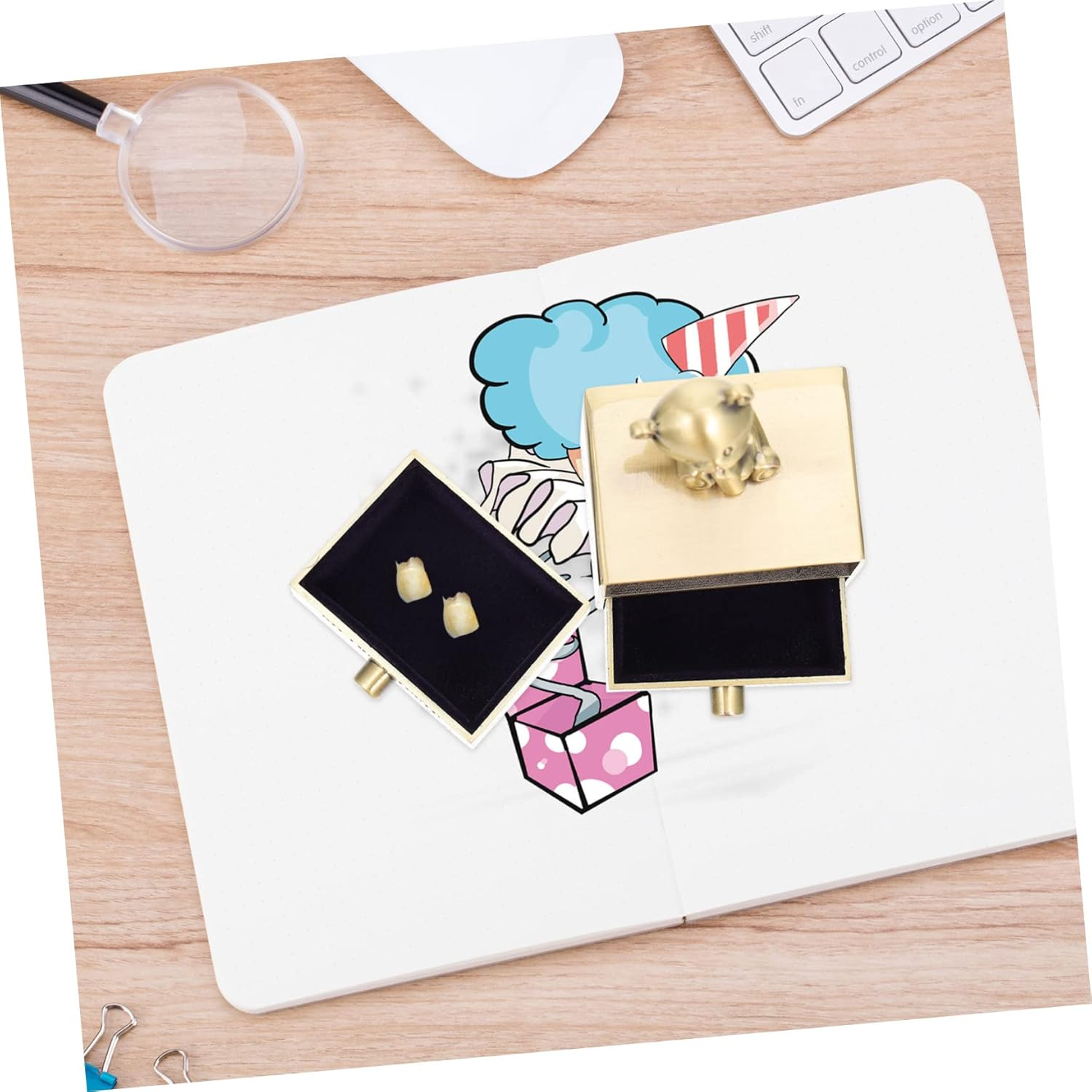 Tooth Storage Box Deciduous Teeth Box for Boy Girl Boy Gifts for Newborn image number 4