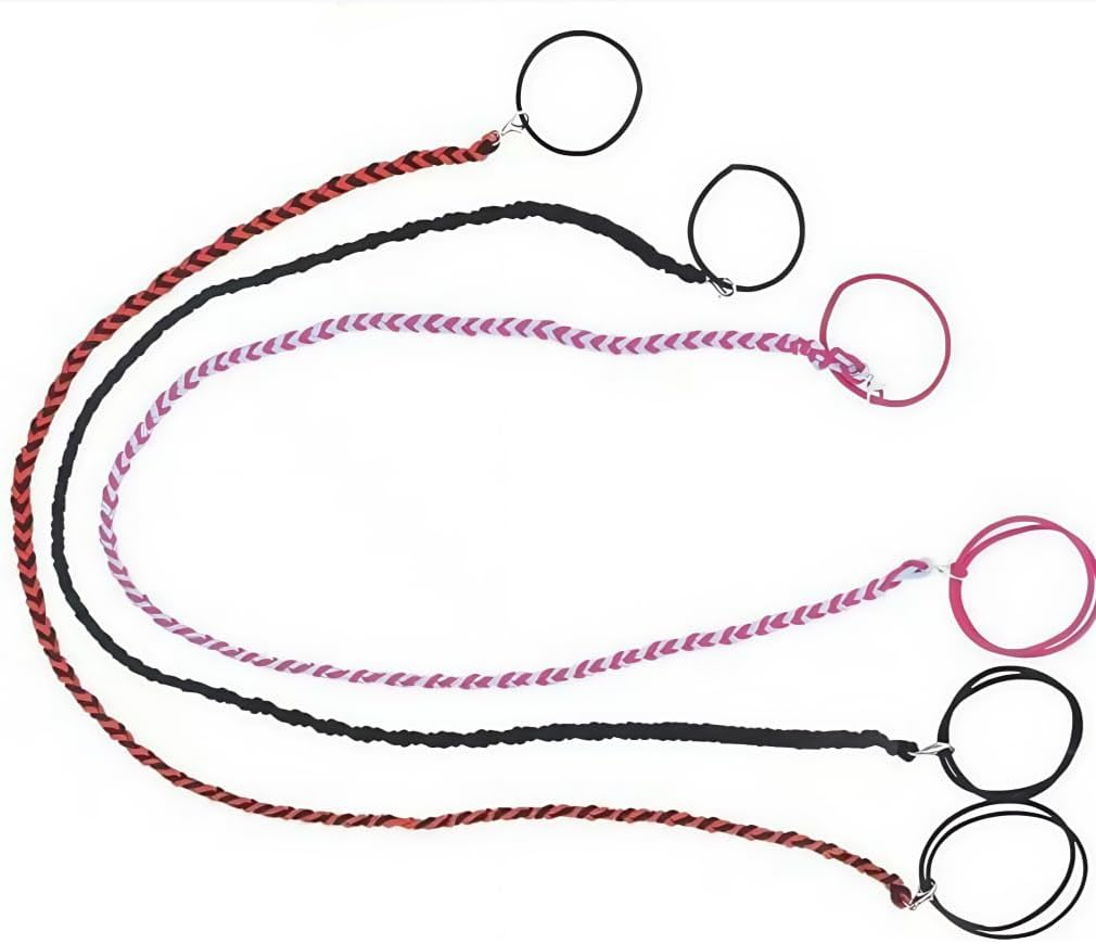 Rip Tie Spiral Hair Ties, 3 Pack Rip Tie Tangle Free Elastic Hair Tties, Elastic Braided Spiral Ties Ponytail Holder,Spirals Head Ties Sports Ponytail Holders,No Damage Rip Ties for Gym