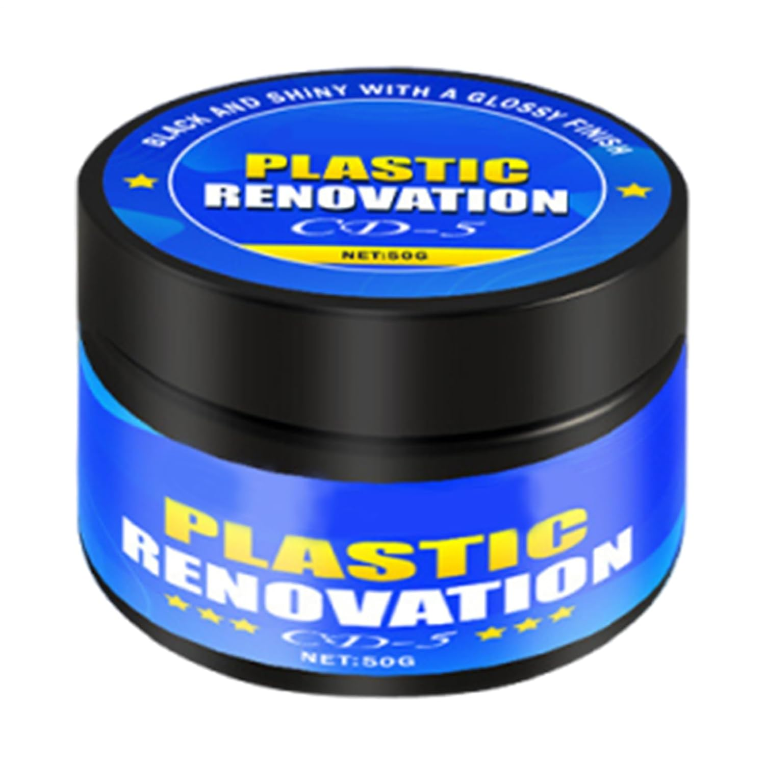 Ultimate Back to Black Plasticc & Trim Colour Restorer, 50G - Car Polish Cream with Sponge for Coating Long Lasting Metal Plating Parts Minor Scratch Dashboard Repair Vehicles Headlights image number 6