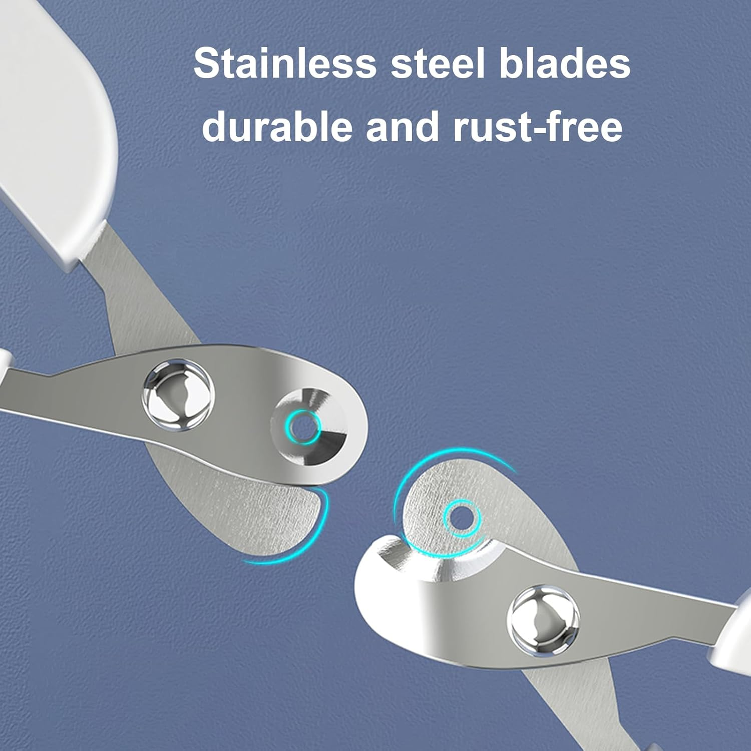 ZEWZE Claw Care for Cats, Cat Nail Clippers, Pet Nail Clippers for Dogs, Puppies, Rabbits and Small Animals (Grey) image number 3