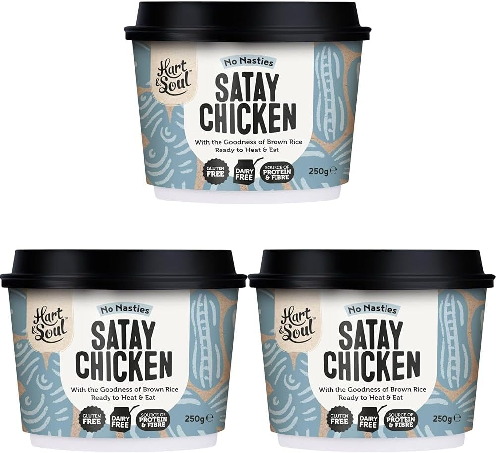 Hart and Soul Satay Ready Meal 250 G image number 1