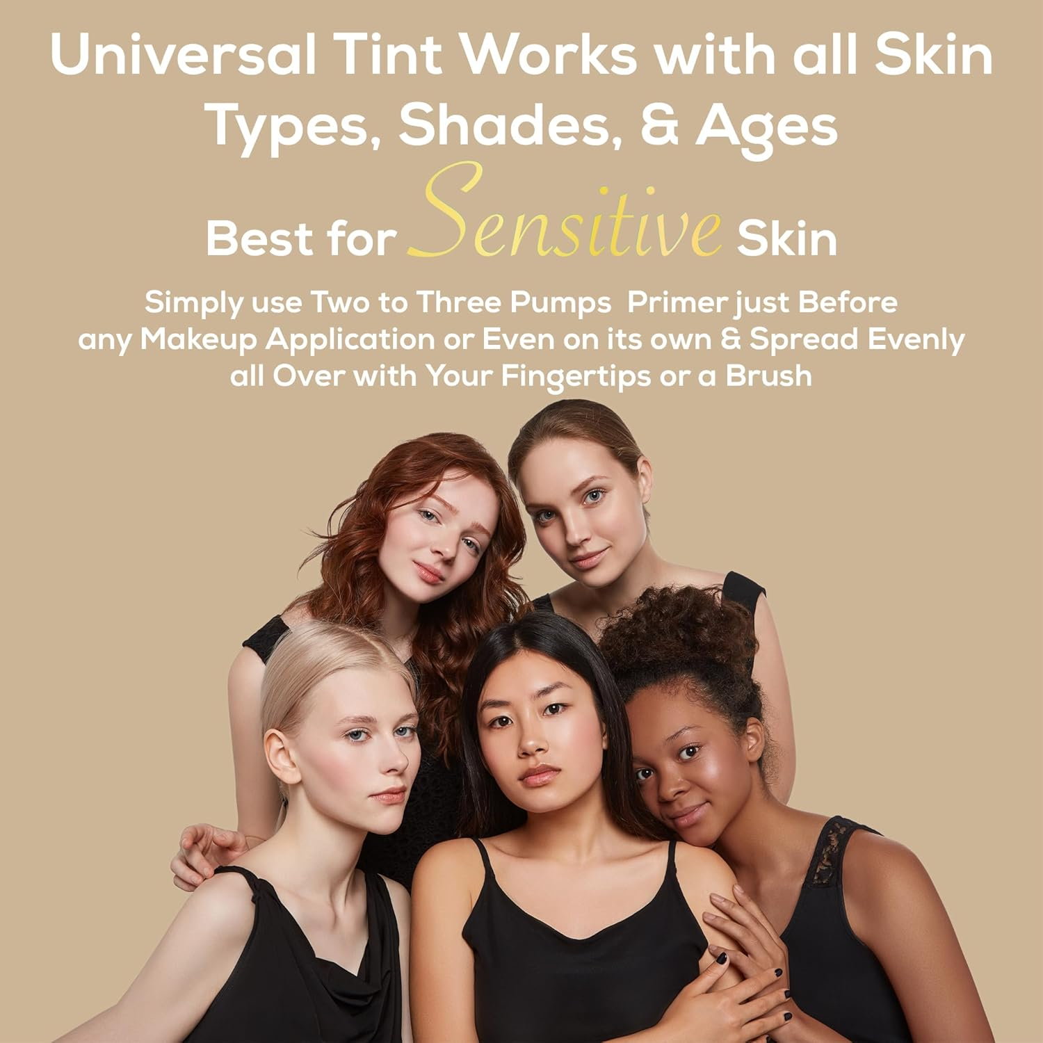 Veil Cosmetics Sunset Light 3-In-1 Primer Serum Mixing Base | Anti-Aging | Oil Free| Paraben Free | Vegan & Cruelty Free image number 3