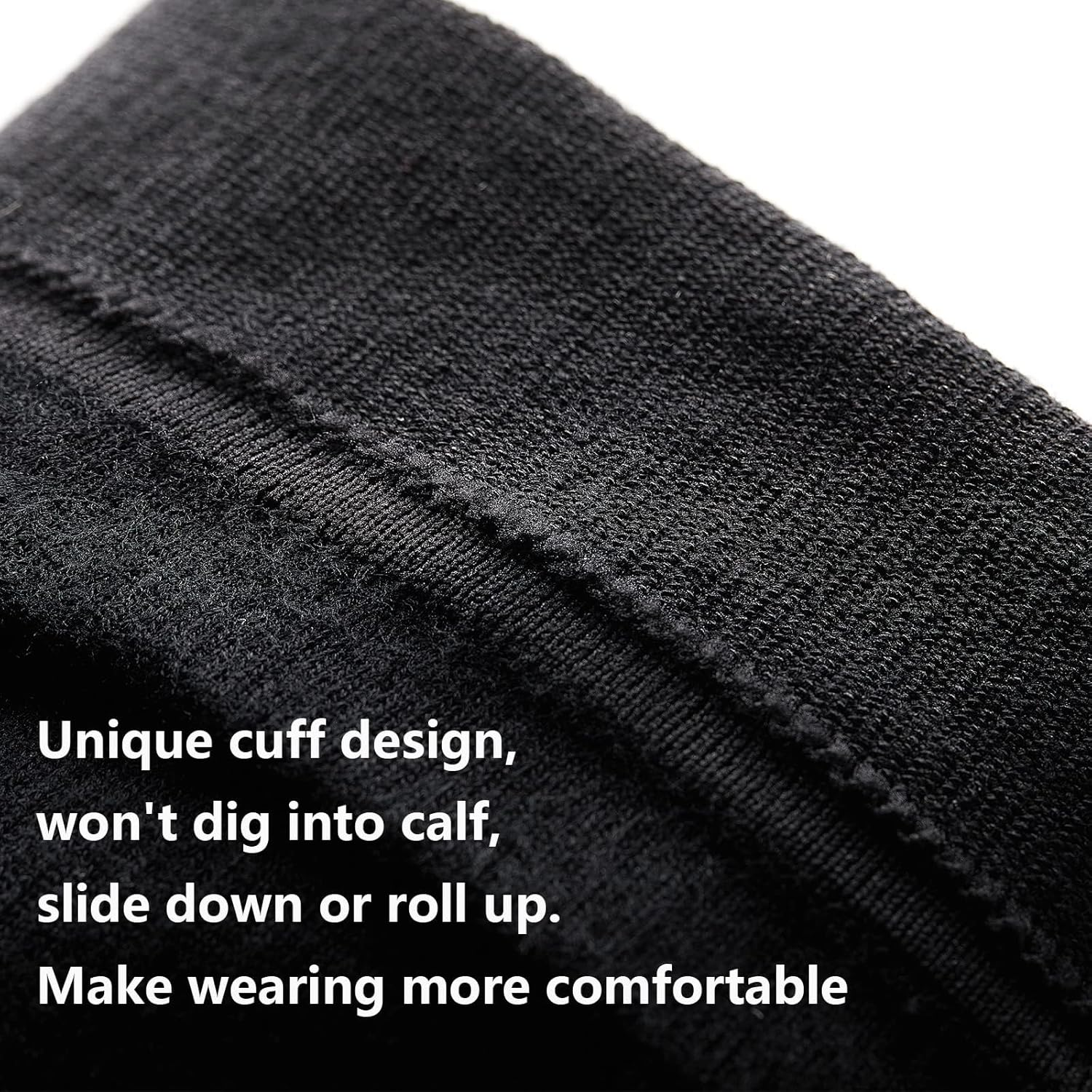 Premium Graduated Compression Socks for Wide Calves - Breathable Bamboo Fiber Stockings, for Men & Women, Running, Travel & Varicose Vein Relief image number 1