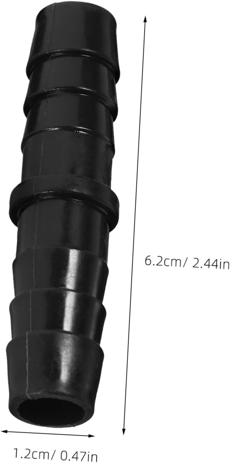 10Pcs Hose Barb Adapter Connectors 12Mm Barb Fittings for Garden Hose Quick Connect Hose Repair Connectors for Drip Irrigation and HVAC