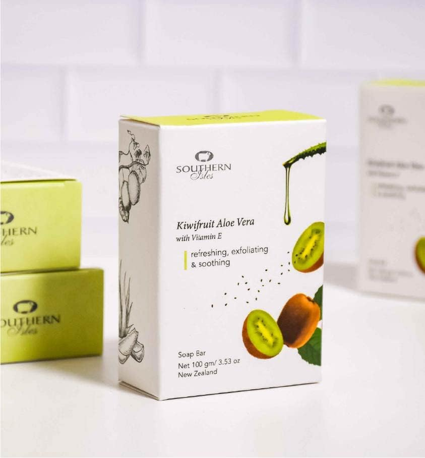 Kiwi Fruit & Aloe Vera Soap | Southern Isles | New Zealand image number 2