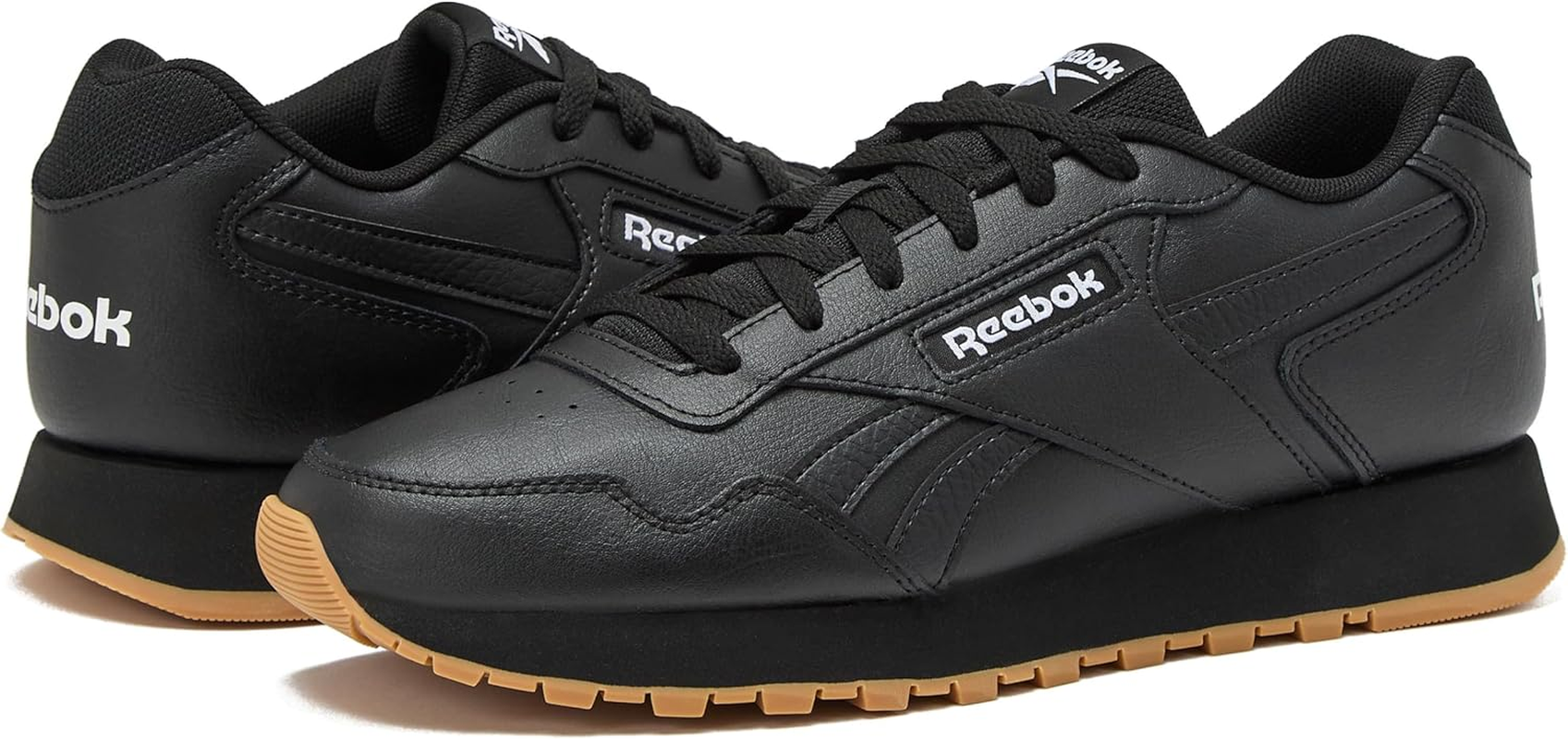 Reebok Unisex Glide Sneaker, Black/White, 8.5 US Women/7 US Men image number 5