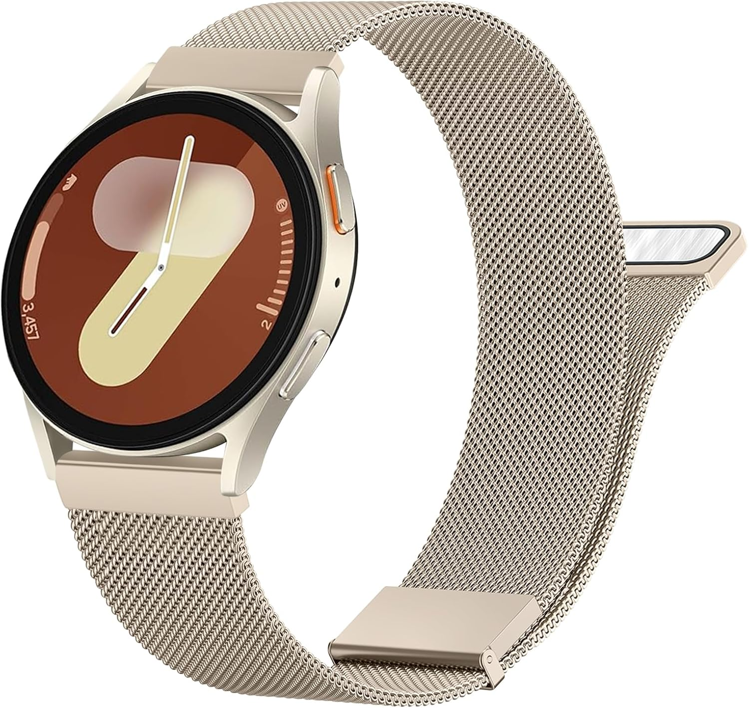 Metal Bands for Samsung Galaxy Watch 7 6 5 4 40Mm 44Mm Band, Galaxy Watch 5 Pro 45Mm, Galaxy Watch 6 Classic 47Mm 43Mm, 4 Classic 46Mm 42Mm, Active 2, 20Mm Stainless Steel Mesh Strap for Women Men