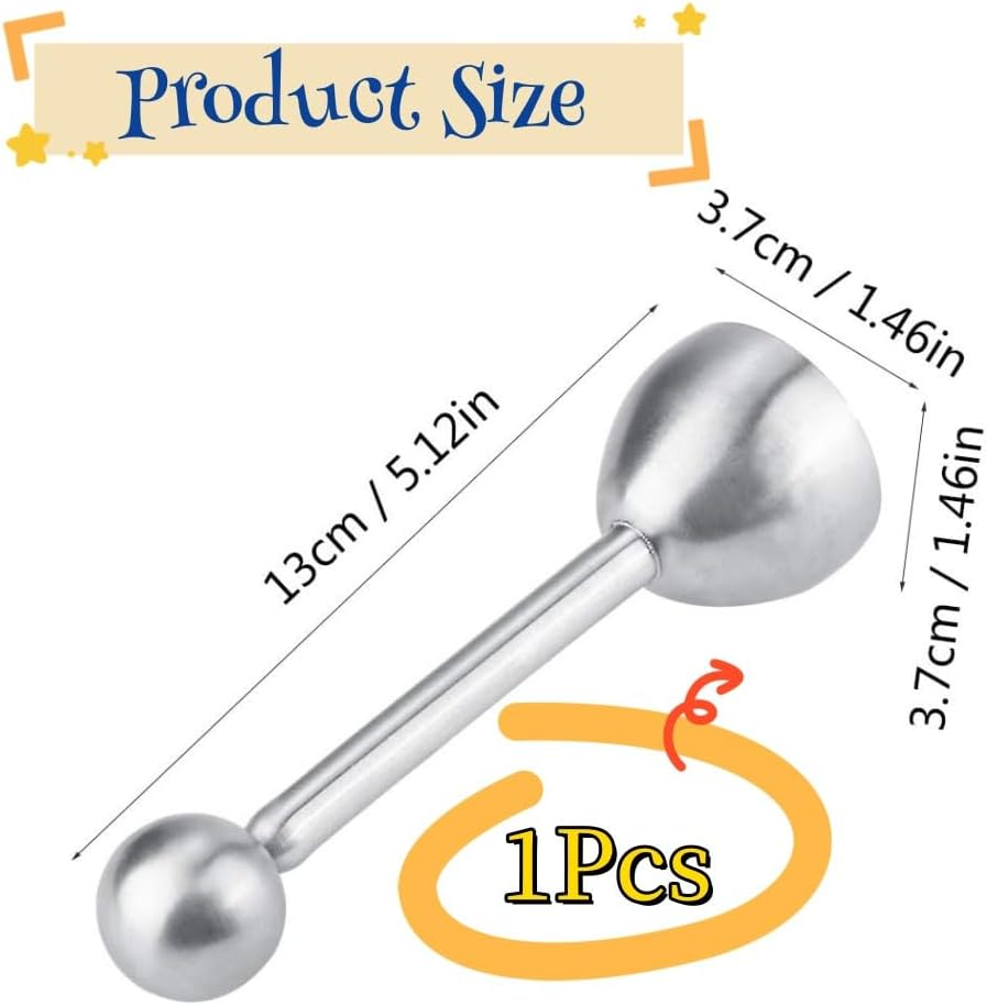 Stainless Steel Egg Cutter, Egg Topper Egg Cracker Easy Egg Opener Opener Cracker Tool Metal Egg Scissors for Soft Hard Boiled Egg Open Creative Kitchen Tools image number 5