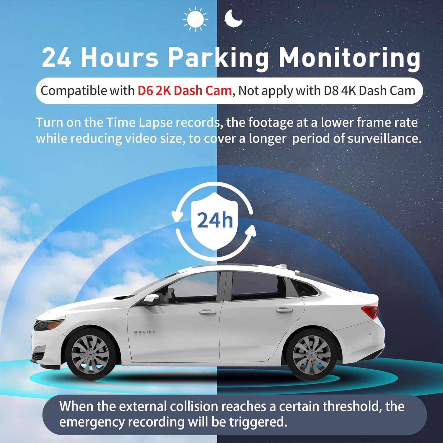 KAWA Dash Cam Hardwire Kit, Compatible with D6 / D5 Dash Cam, Micro USB Port 11Ft Hard Wire Kit, Converts 12V-24V to 5V, 24H Parking Monitor Mode, Low Voltage Protection(Not Adapt to D8 / D10 /MINI 3) image number 5