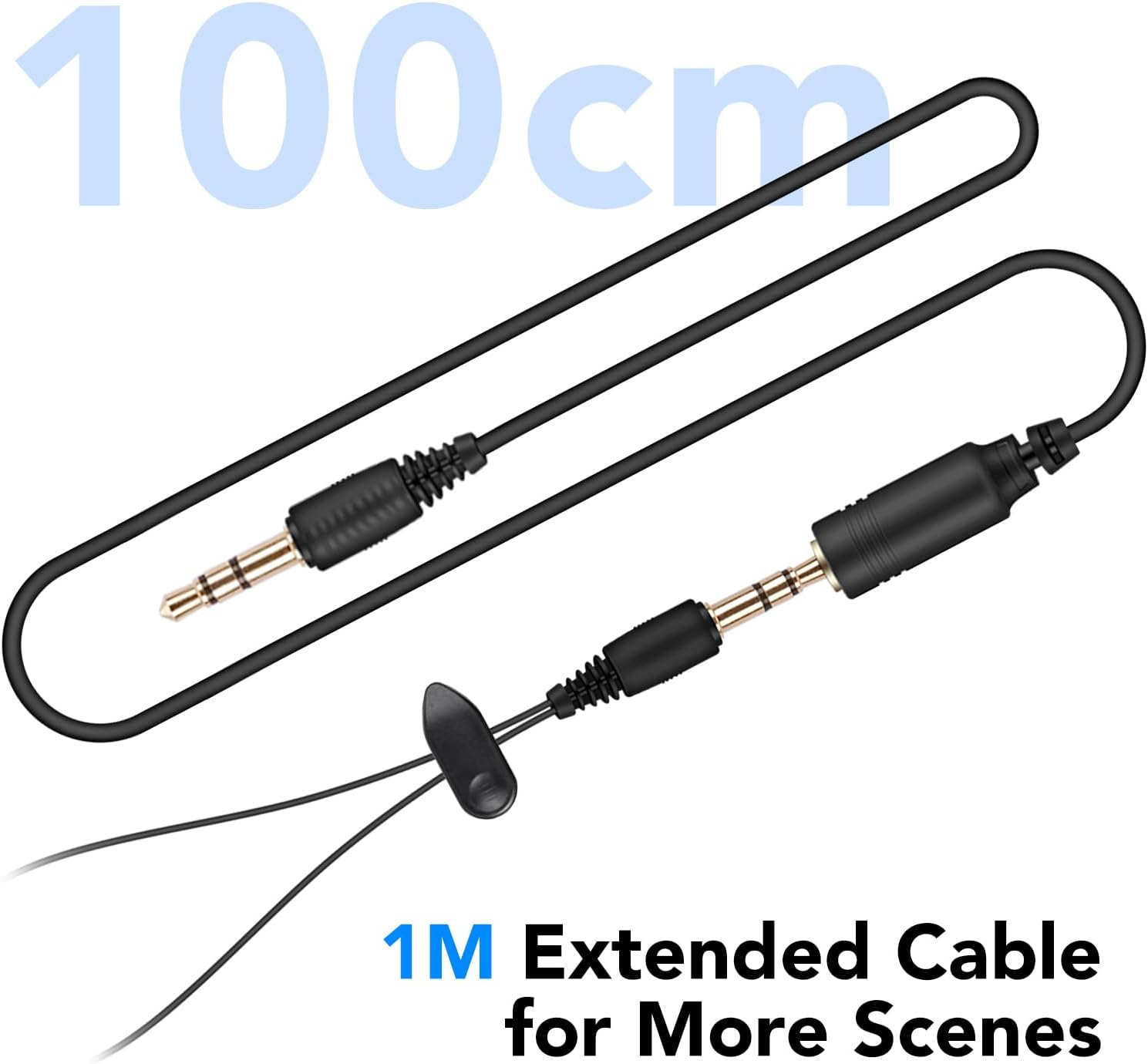 AGPTEK IPX8 Waterproof In-Ear Earphones, Coiled Cable Swimming Earbuds with Stereo Audio Extension Cable, Wired, Black image number 2