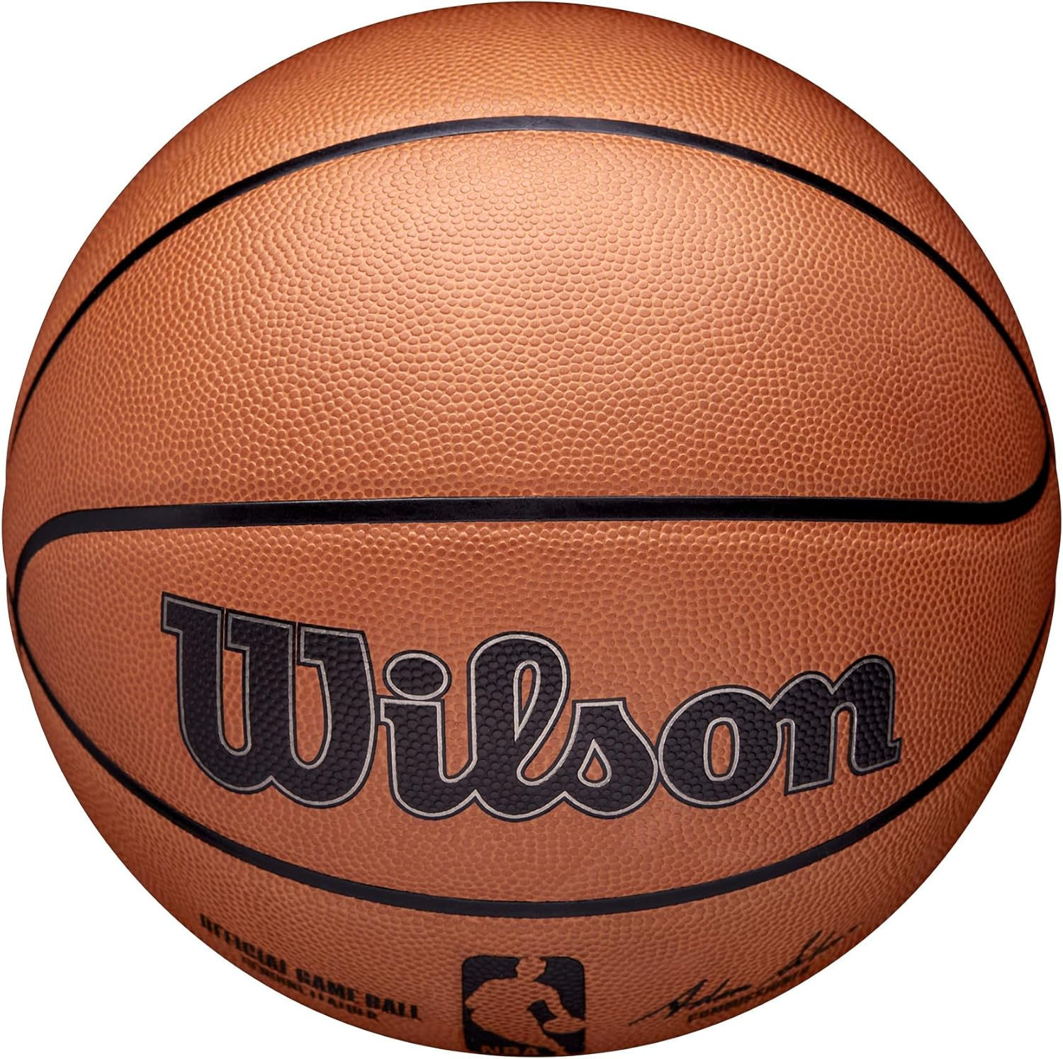 WILSON NBA Official Game Basketball - Brown, Size 7-29.5" image number 6