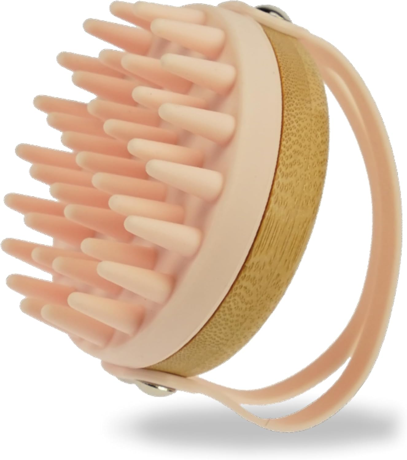 Bamboo and Silicone Massage Brush Turquoise