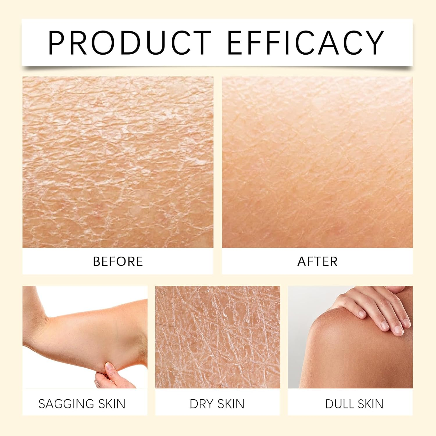 Turmeric & Vitamin C Face Body Moisturizer Lotion, Anti-Aging Firming Body Lotion for Dry Skin, Firming, Brightening, Even Skin Tone, Removing Dark Spots, All-Day Protection (2Pcs) - 3Pcs image number 7