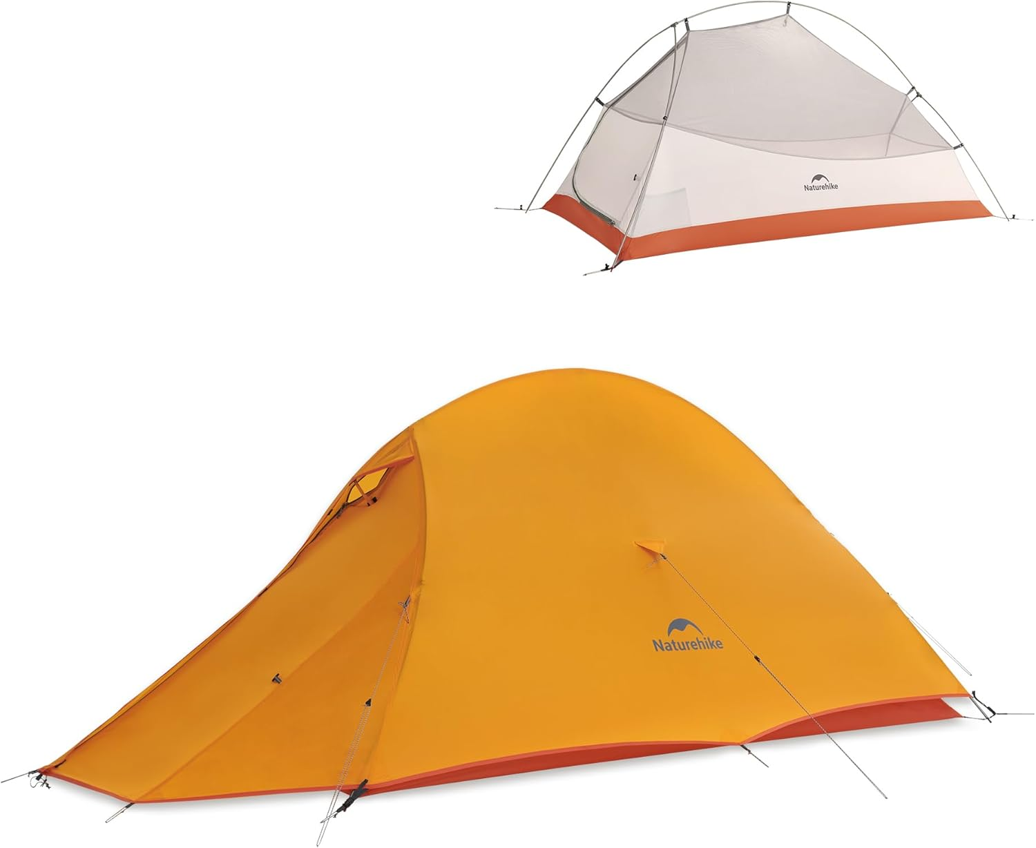 Naturehike Upgraded Cloud-Up 1 Person Backpacking Camping Tent Lightweight Outdoor Tents for 1 Person Camping