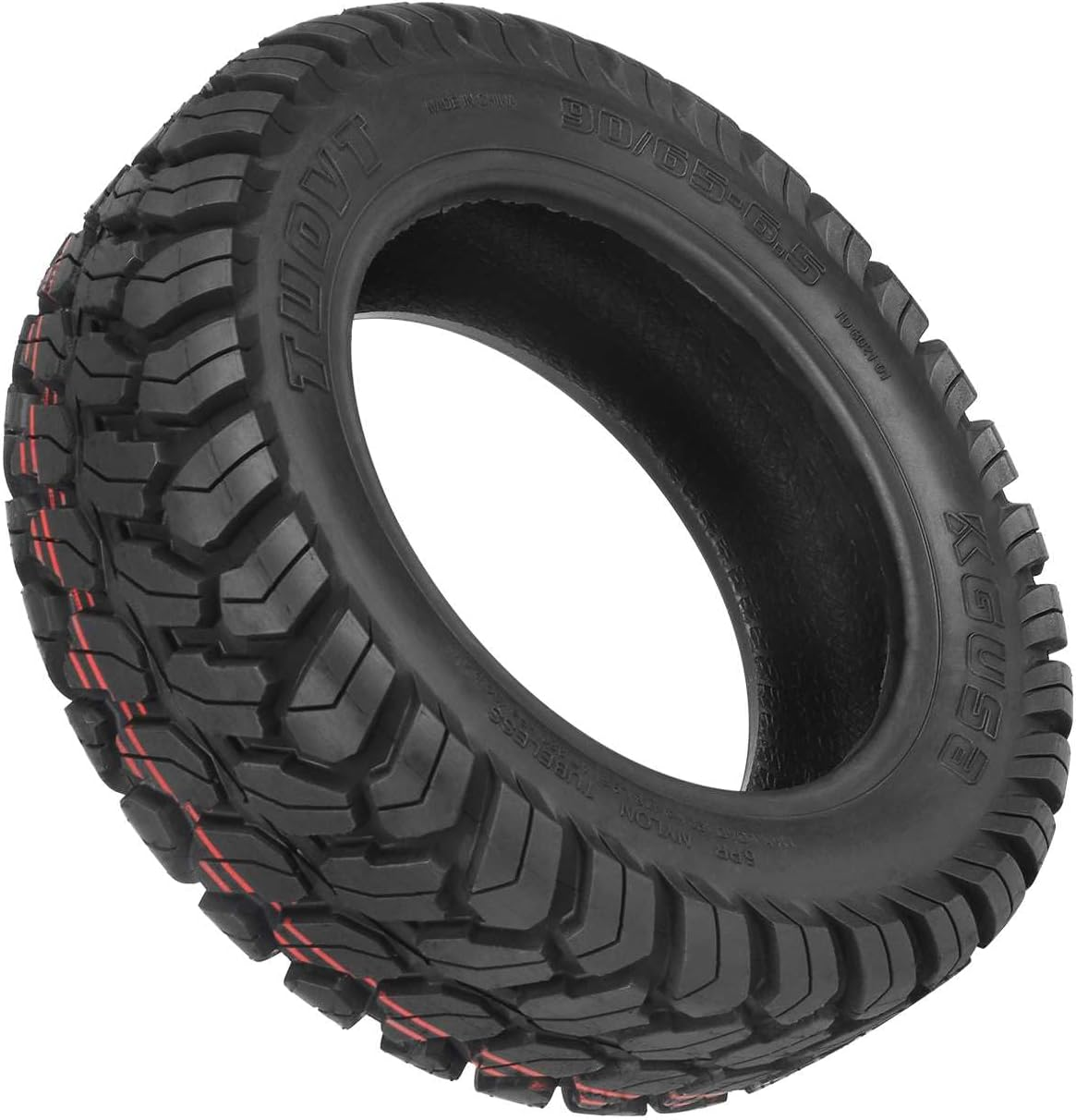 VOLOHAS 90/65-6.5 Verst&auml;rkter Schlauch Mit Abgewinkeltem Ventil 90&deg; F&uuml;r 11 Zoll Reifen Aufblasbar Off-Road, Slick Und Road F&uuml;r Zero 11X/Speedual Plus/Dualtron Ultra/Kaabo Elektroroller - Hose 1 Piece image number 4