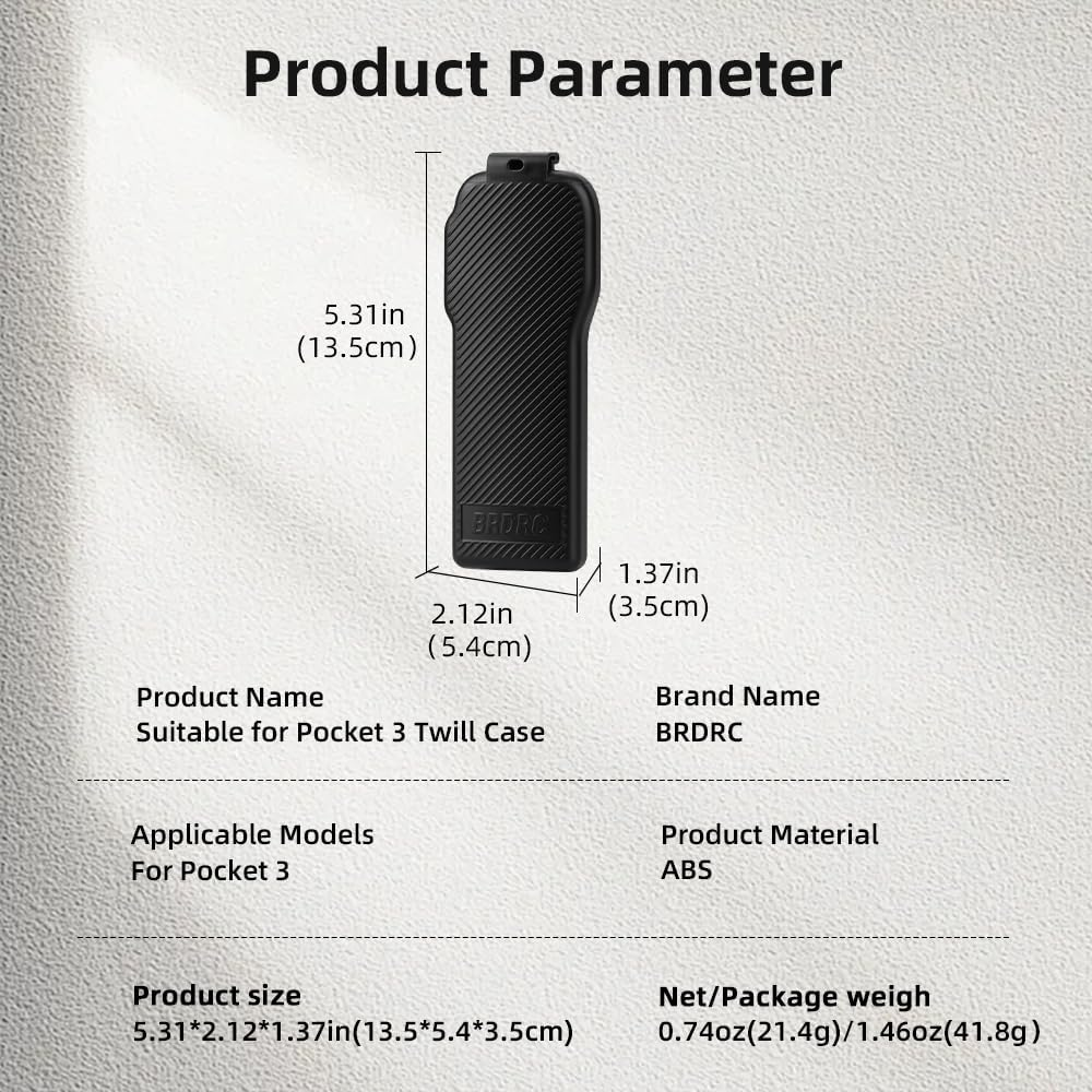 Protective Case for DJI Pocket 3: Anti-Fall Storage Handheld Hard Shell Accessories - Cover for DJI Osmo Pocket 3, Portable Cage Protector Cap Holds 3 Filters, Lens Hood Full Protection, Black image number 6