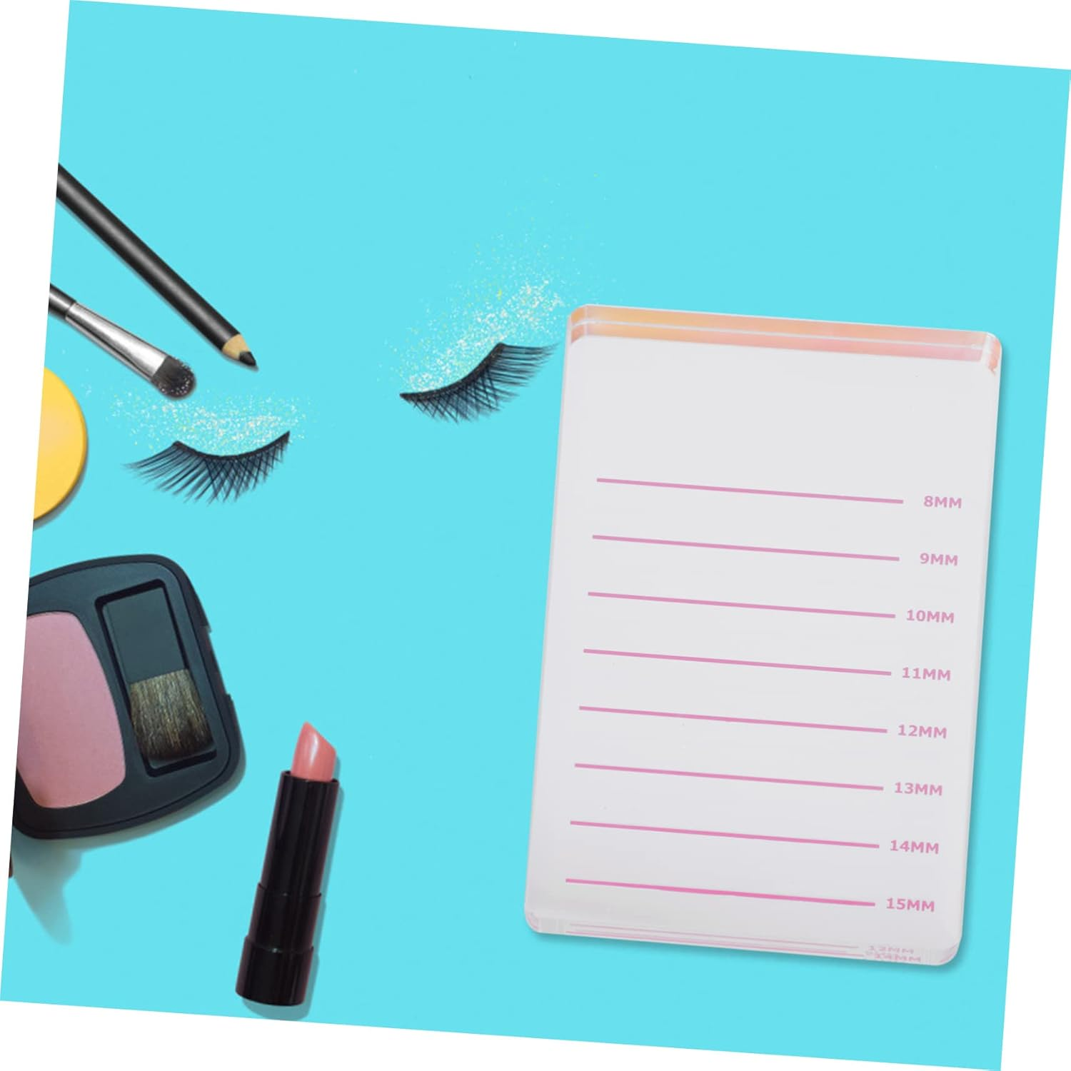 Minkissy 3Pcs Grafting Eyelash Blooming Plate Lash Operation Platform for Eyelash Extensions Grafting Pad Beauty Tool for Lash Bed Use image number 2