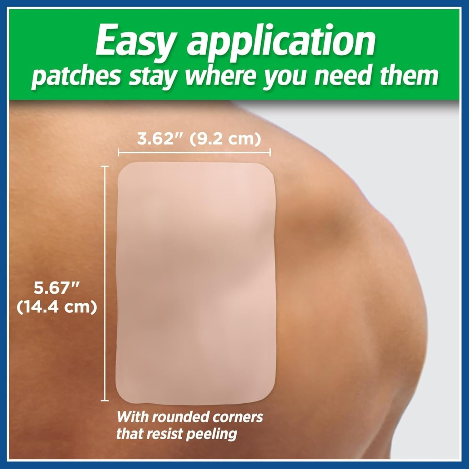 Salonpas Pain Relieving Large Patches 5.67"X 3.62" 6 Ea (Pack of 3)