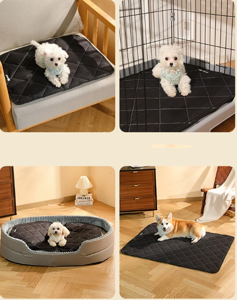Waterproof Pet Blanket, Dog Blanket for on the Go, Travel Blanket, Restaurant Blanket to Take with You with Bag, Waterproof Outdoor/Indoor Dog Mat, 120 X 90 Cm