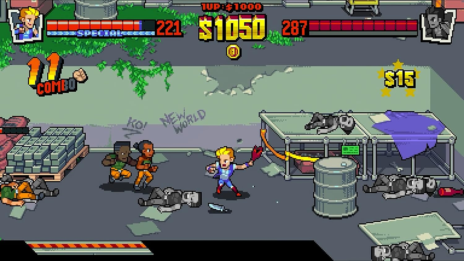 Modus Games Double Dragon Gaiden: Rise of the Dragons Playstation 4 Game image number 5