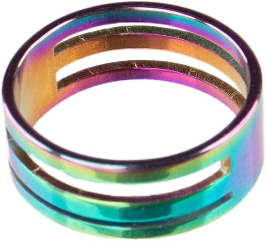 Craft County Jump Ring Opening and Closing Tool - Easy Slip-On Ring with 4 Slots for Jewelry Making - Silver