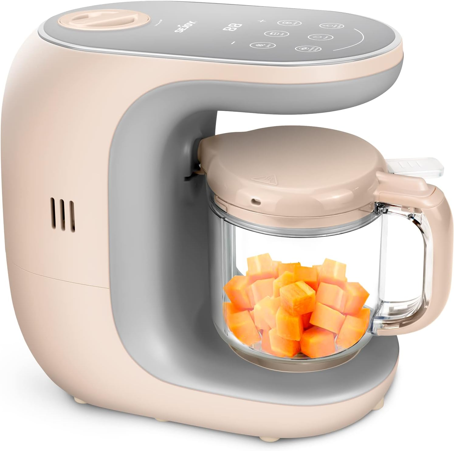 Baby Food Maker Baby Food Processor Blender Grinder Steamer Cooks Blends Healthy Homemade Baby Food in Minutes Touch Screen Control image number 1