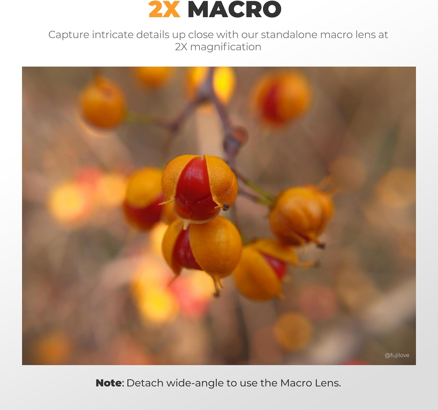 Freewell 2-In-1 Wide Angle & Macro Lens Compatible with Fuji X100VI/X100V &ndash; Versatile Design & Enhanced Magnification-Black image number 1