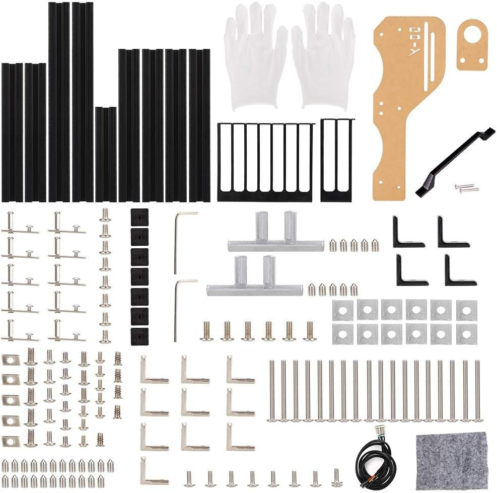 Open PC Housing, ATX/M-ATX/ITX Housing with Open Housing for Vertical Overclocking Tests, DIY Housing with Open Rack and Handle, 20 X 20 Aluminium Profile image number 2