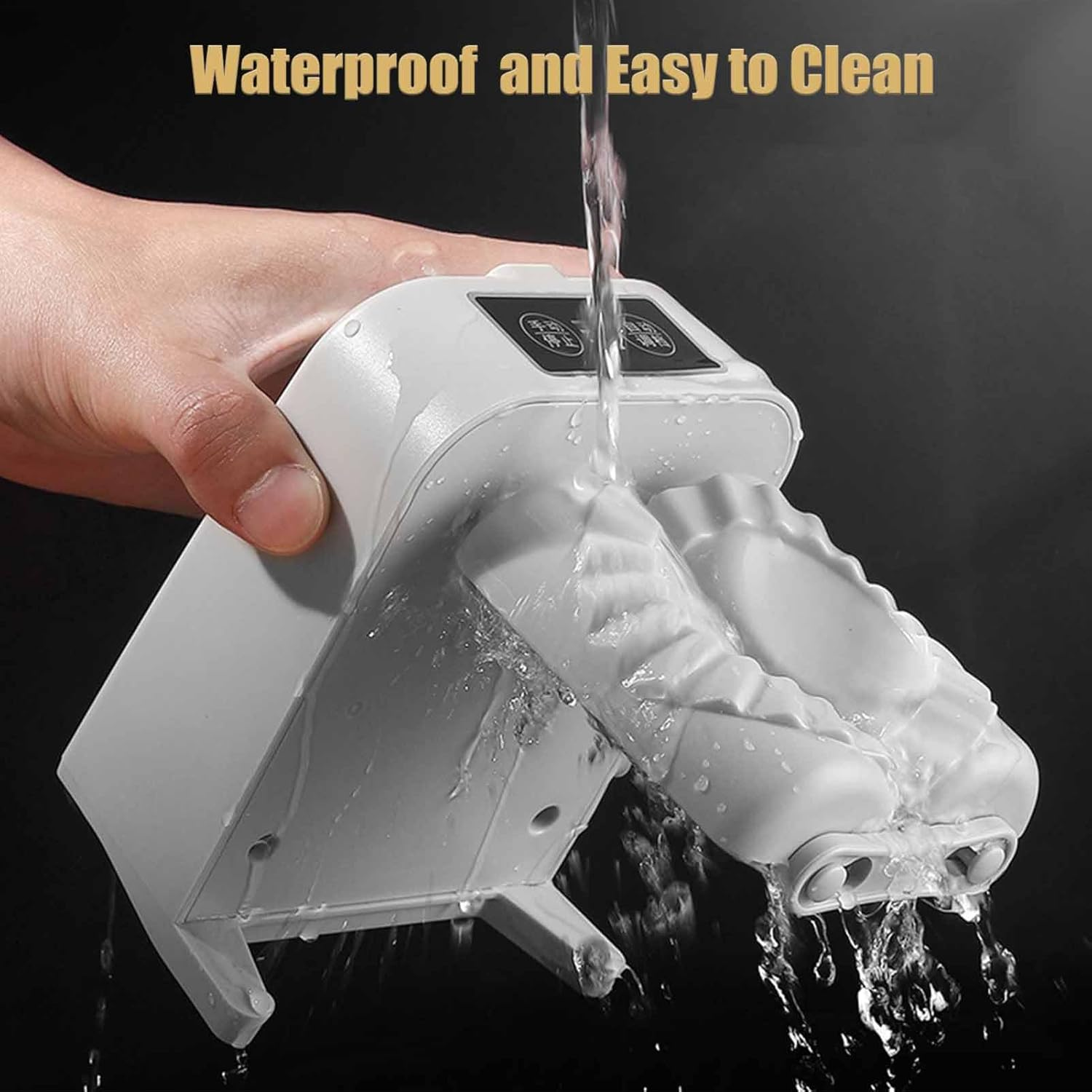 Electric Dumpling Maker Machine - Automatic, Easy-To-Use Home Appliance with Spoon and Brush, Two Modes for Quick Preparation (Grey) image number 4