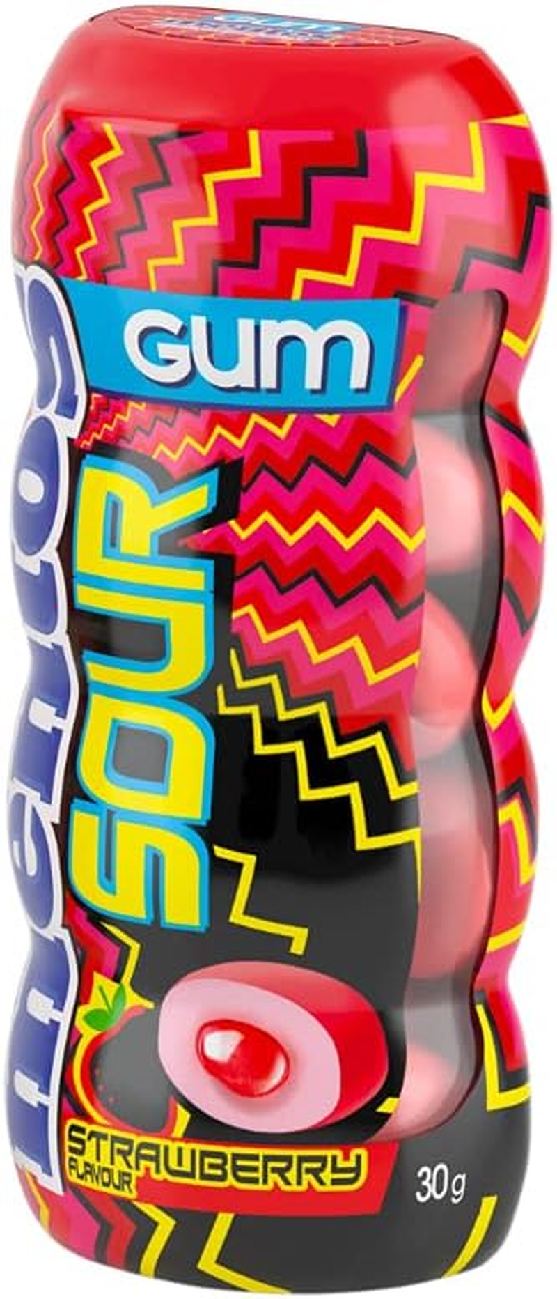 MENTOS Pure Fresh Chewing Gum, Grape, Sugar Free, 10 X 30 G