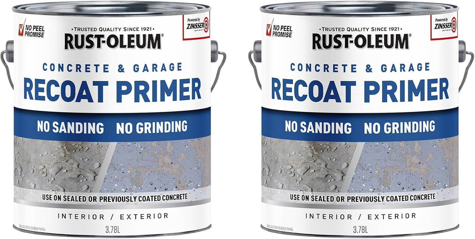 Rust-Oleum Concrete & Garage Recoat Primer &ndash; Quick Recoat for Sealed Concrete Floors, No Sanding or Grinding, Low Odour, Water-Based Formula, Interior/Exterior Use, Semi-Transparent Grey, 3.78L image number 2