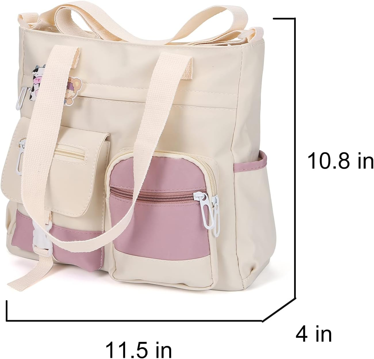 Phaoullzon Crossbody Cute Bag for Teen Girls Kawaii Messenger Purse Nylon Shoulder Bags image number 3