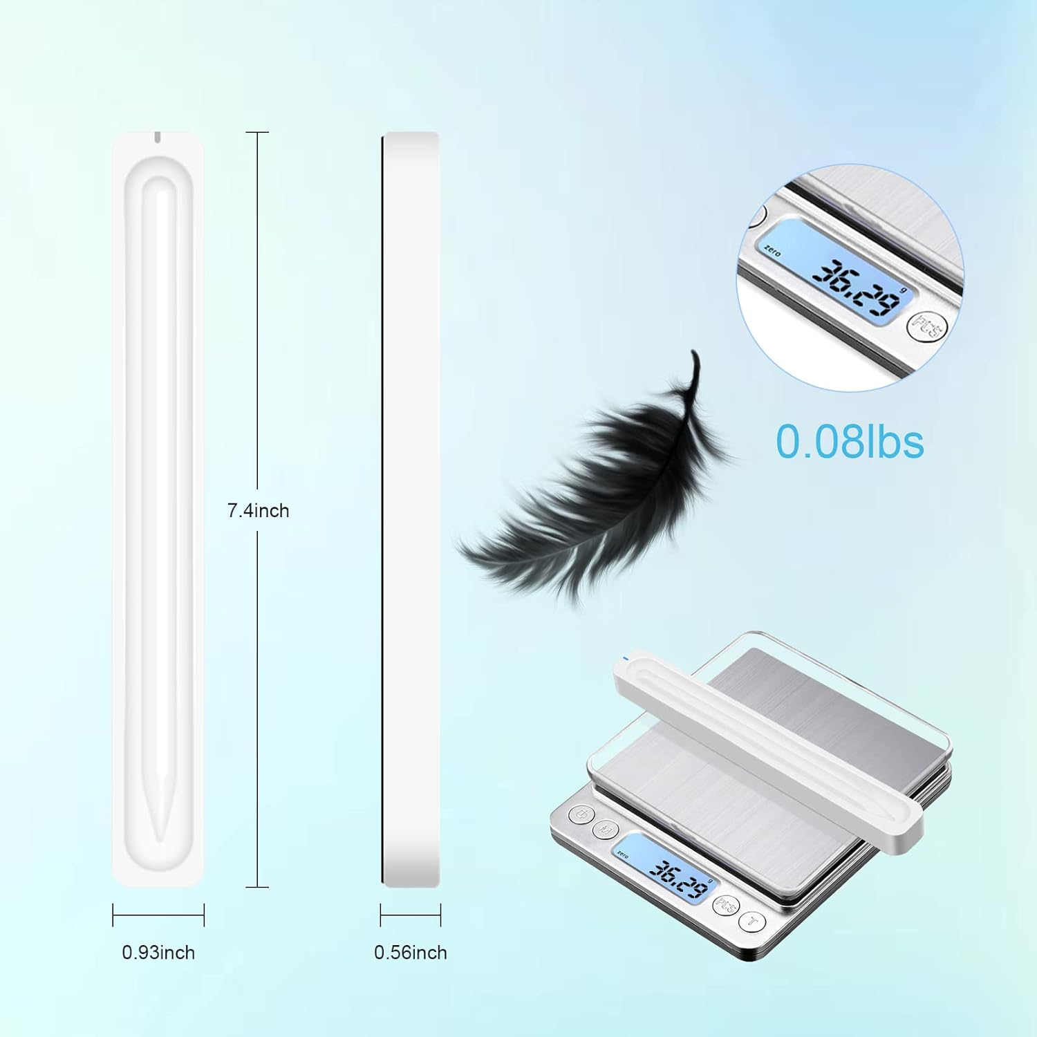 Charging Case Compatible with Apple Pencil 2Nd Generation Only, Magnetic Charging Stand for Ipad Pen 2Nd Gen with USB Cable image number 3