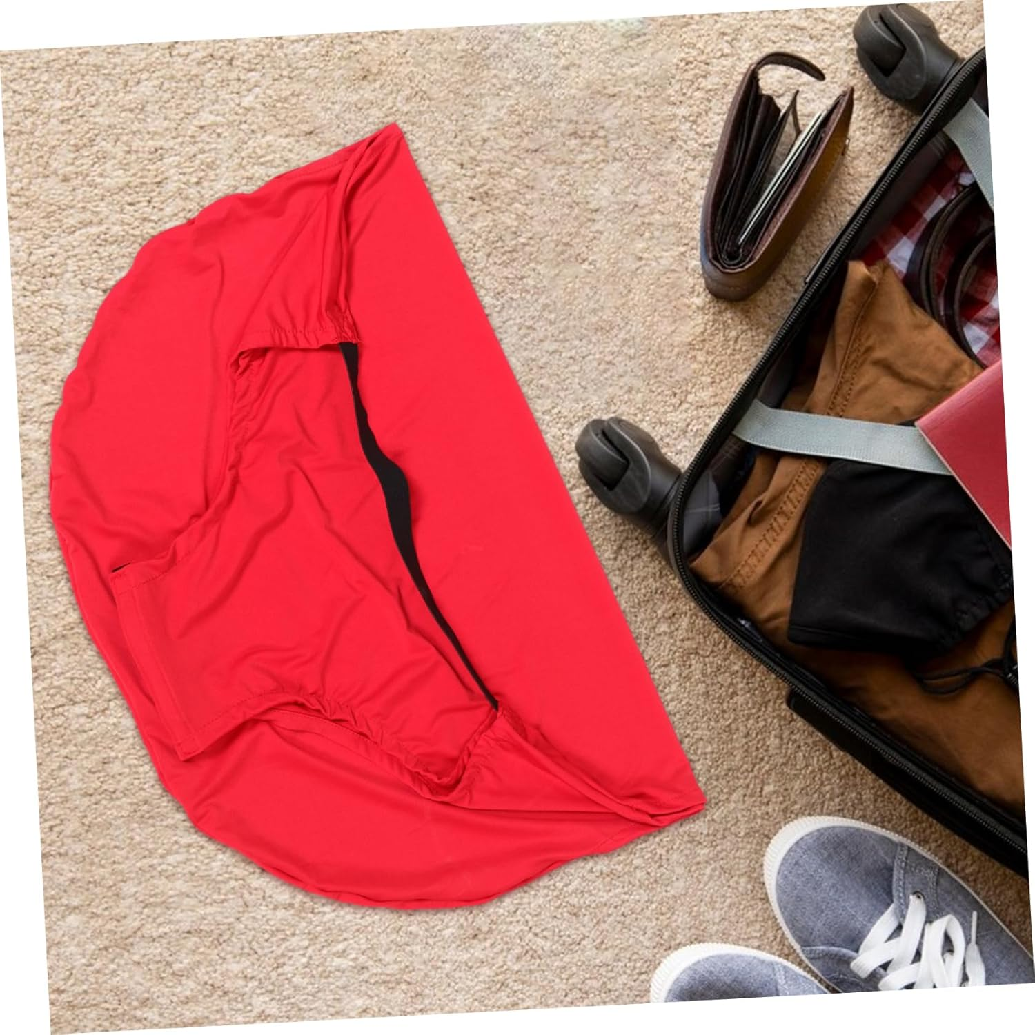 BIUDECO Elastic Luggage Cover for Suitcases Luggage Protective Cover Travel Accessories Luggage Protector Cover for Travel Suitcase Protection