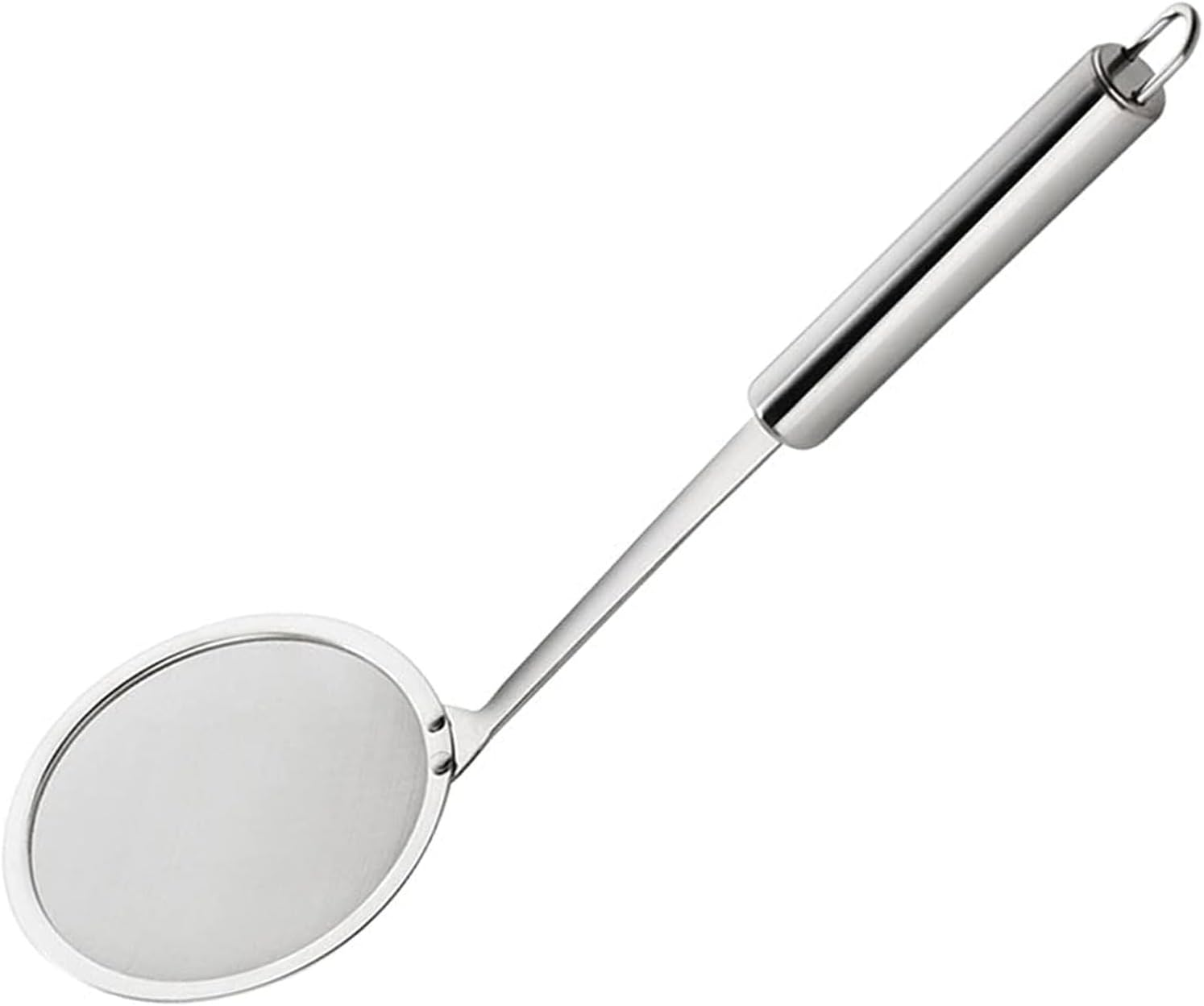 Stainless Steel Skimmer Strainer Hot Pot Fat Skimmer Spoon with Long Handle for Cooking, Frying, Skimming Grease and Foam image number 3
